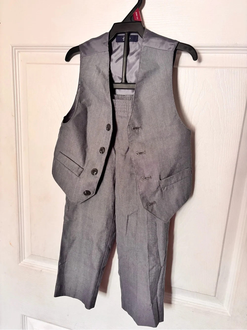 Nautica Boys Gray Dress Vest and Pants Matching Set